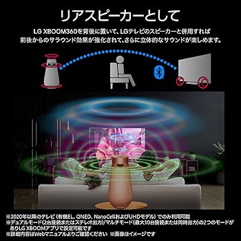 【新品未使用】LG XBOOM (XO3QPK) 360°スピーカー Amazon.co.jp: LG XO3QPK 360°ワイヤレススピーカー : 家電＆カメラ